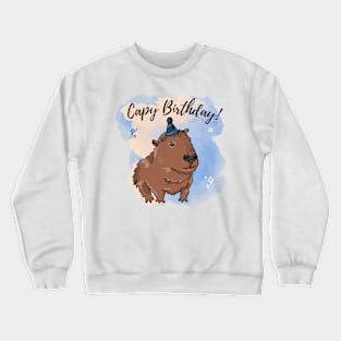 Capy Birthday Crewneck Sweatshirt